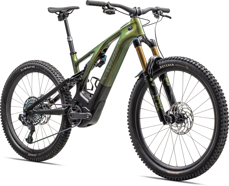 Specialized S-Works Turbo Levo Electric Full Suspension Mountain Bike 2025 in Gold/Carbon-2